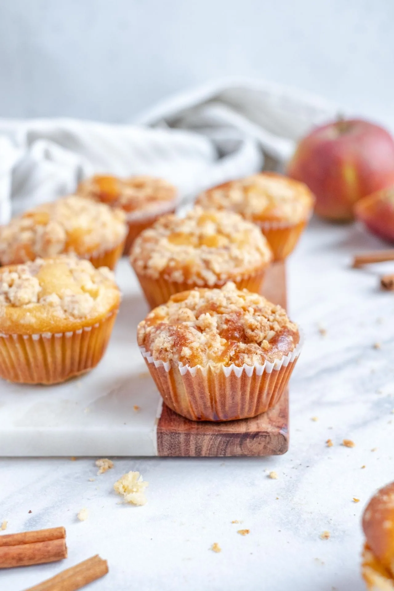 Muffins crumble aux pommes