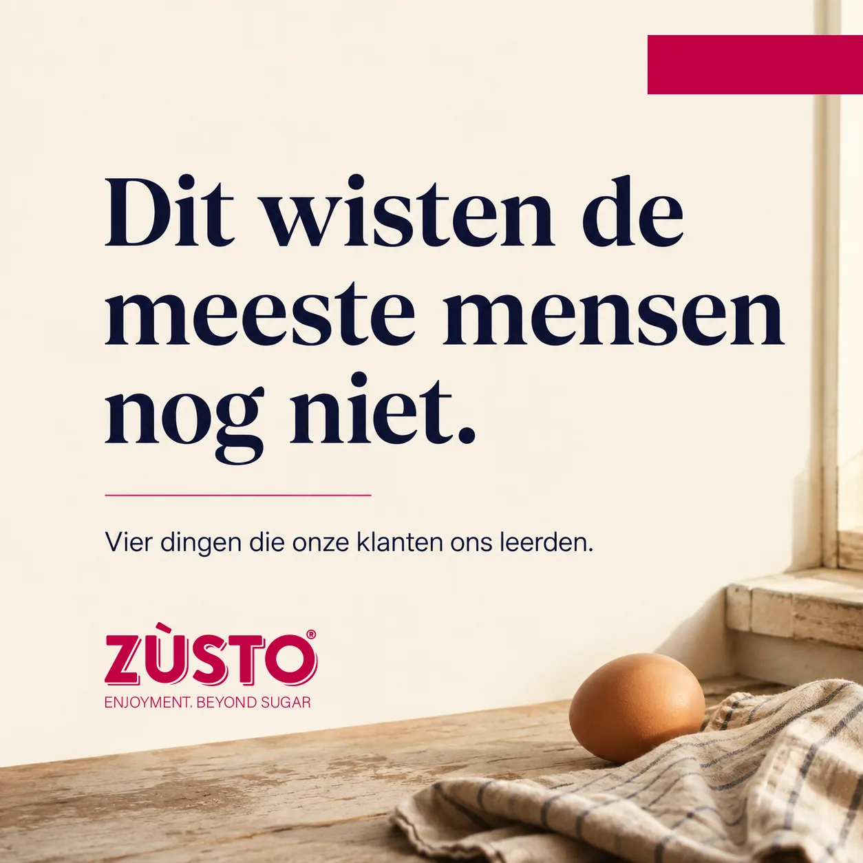 The Four Things Bakers Discover When They Swap Sugar for Zùsto