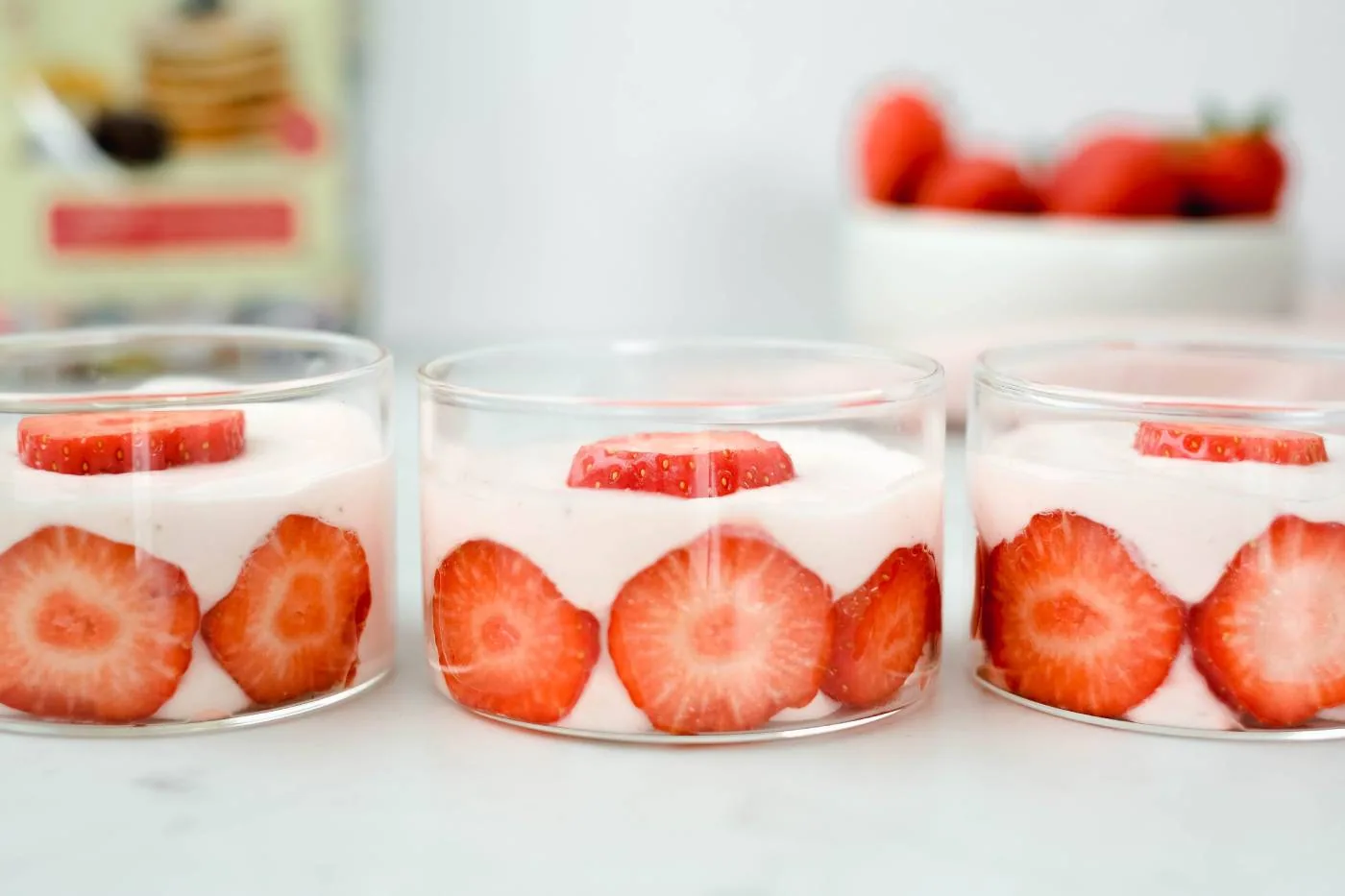 Mousse aux fraises