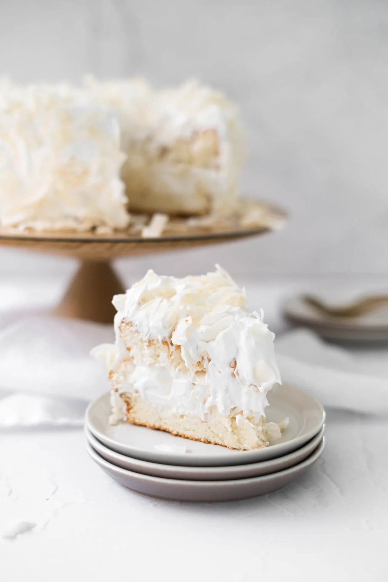 Gâteau des anges à la noix de coco (sans sucre)