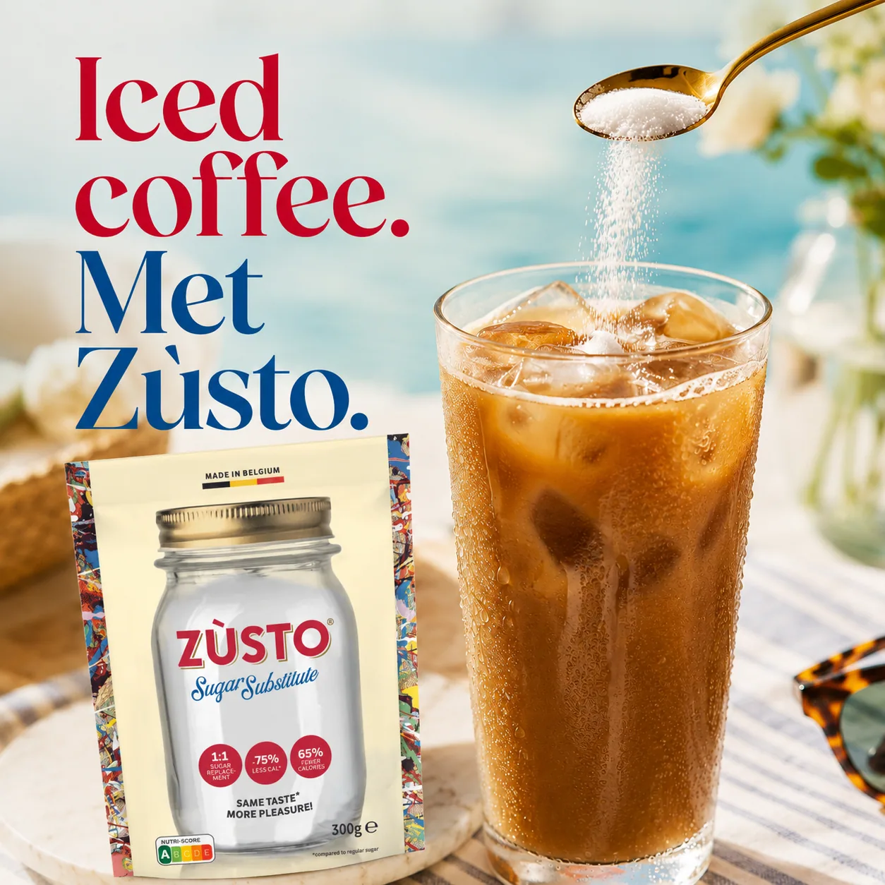 Iced Coffee, Upgraded: Same Sweetness, 75% Fewer Calories — With Zùsto
