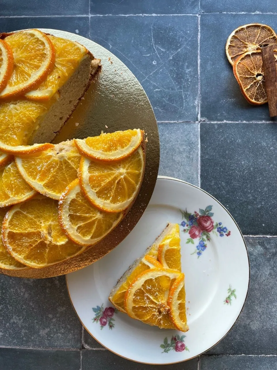 Gâteau renversé à l’orange