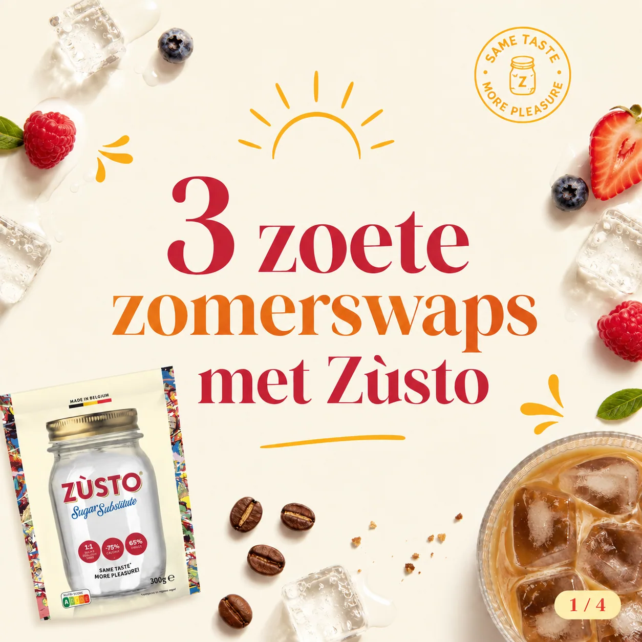 Sweet Summer Swaps: Cool Treats, Calmer “After” — With Zùsto