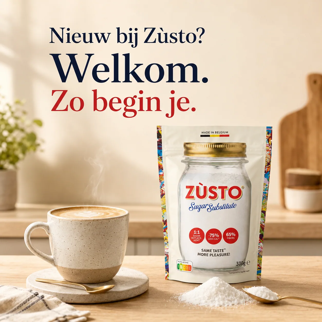New to Zùsto? Start Small. Build Up. Enjoy.