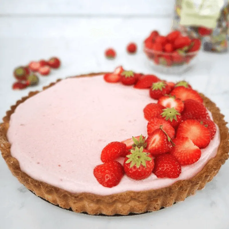 Zùsto Aardbeienmousse taart