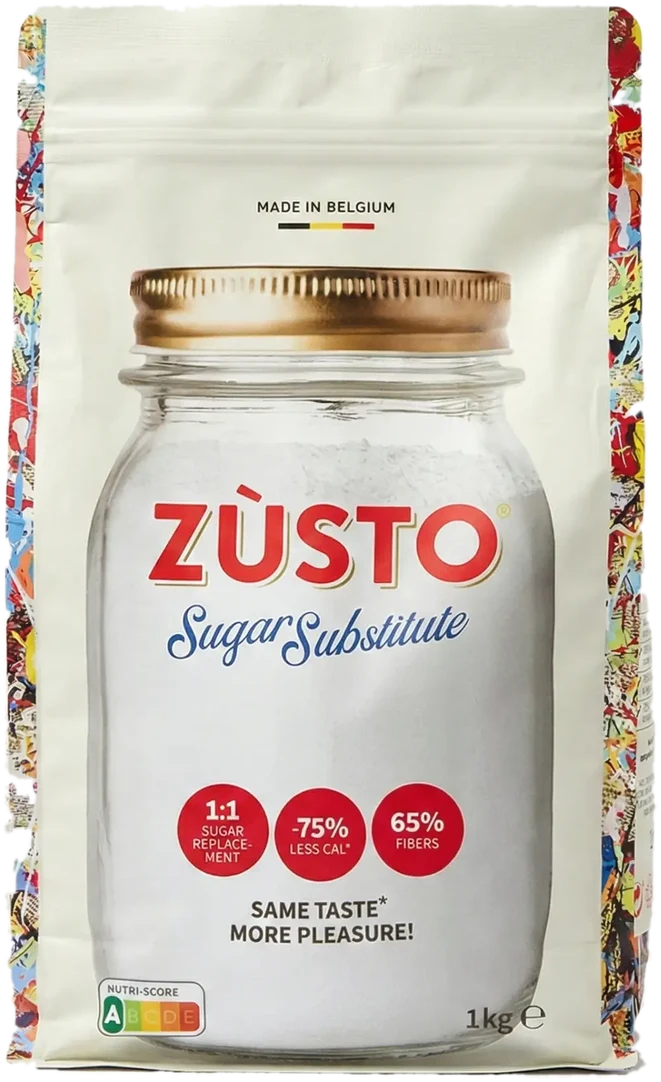 A 1 kg pack of Zùsto sugar substitute