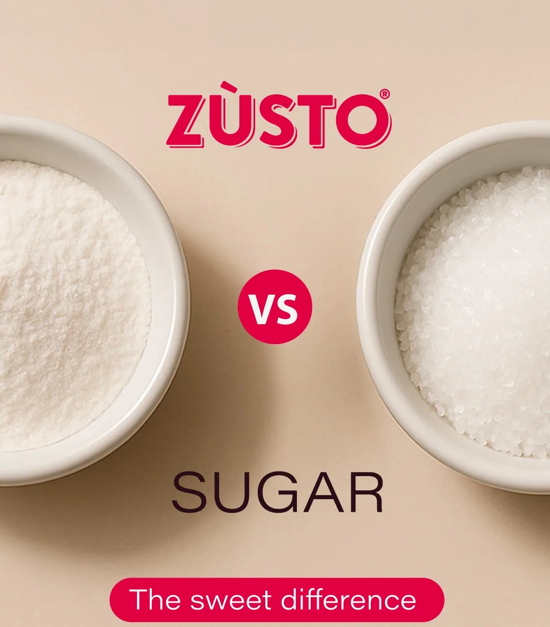Zùsto vs Sugar: The Ultimate Comparison for a Healthier Sweet Choice
