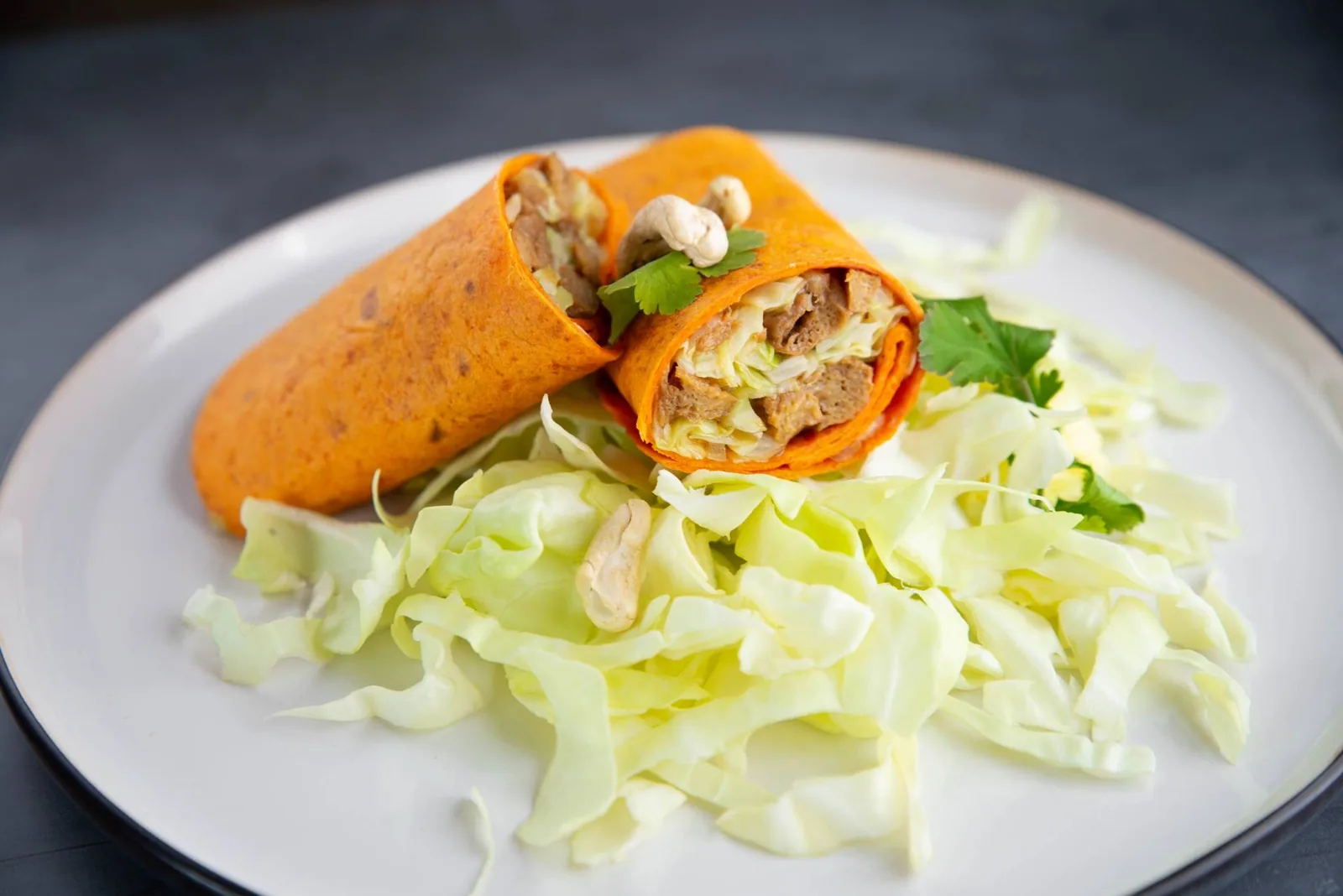 Wraps de légumes au seitan