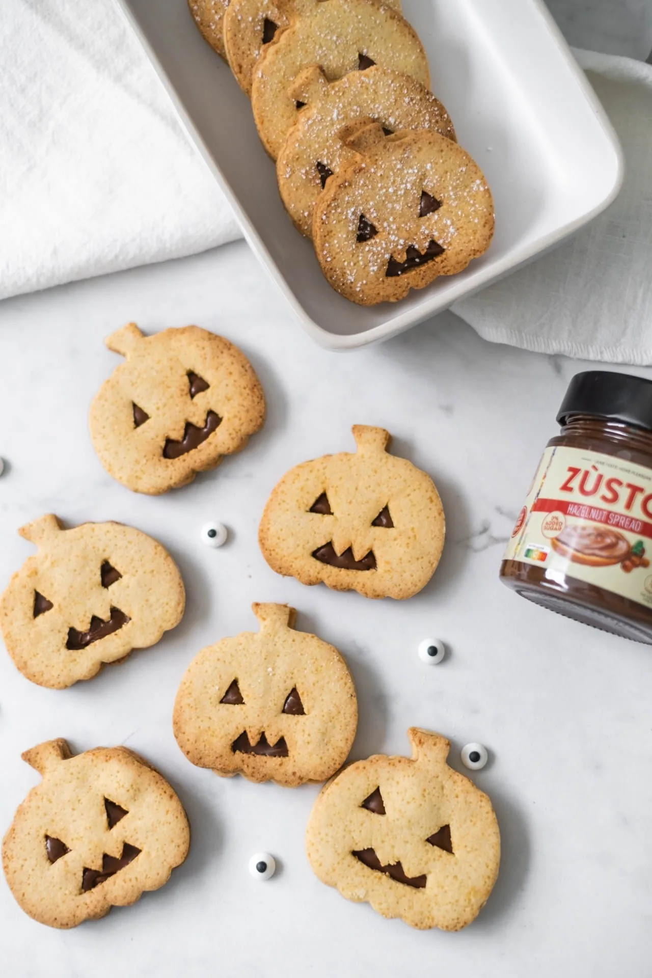 Biscuits d’Halloween sans sucre