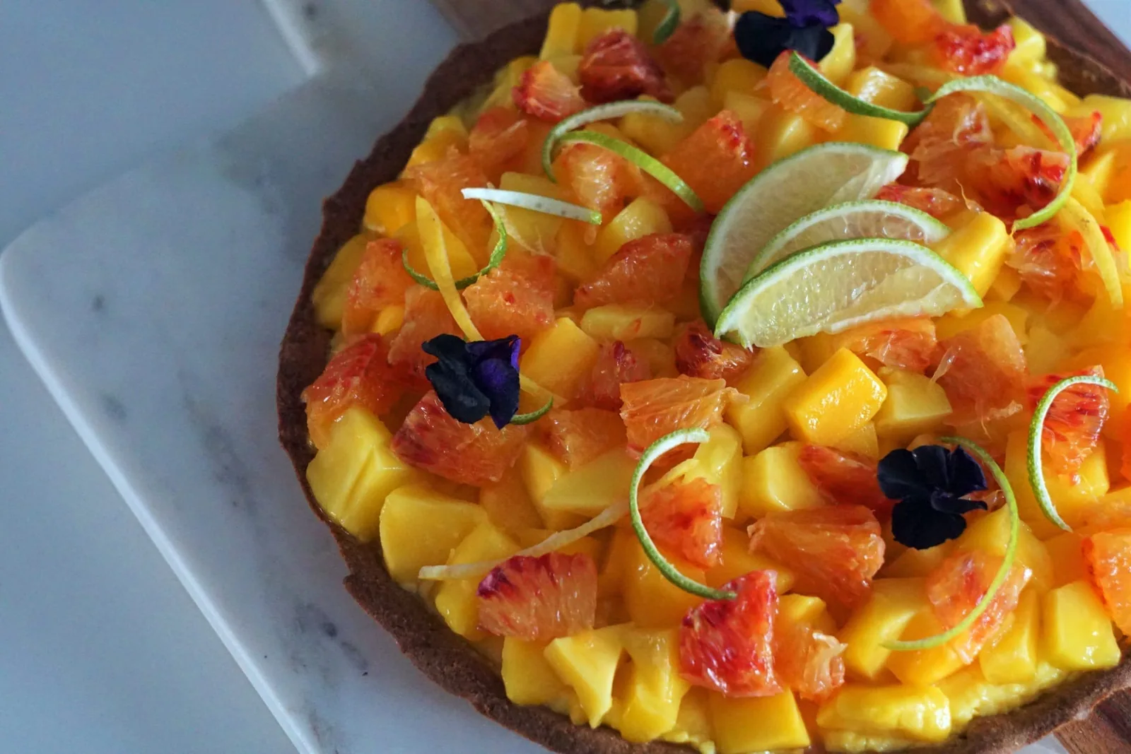 fruitige lentetaart minder suiker