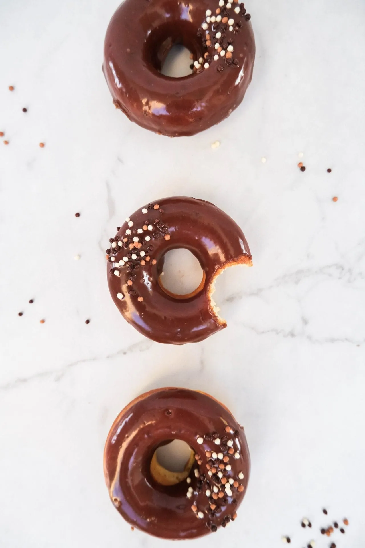 Donuts au chocolat
