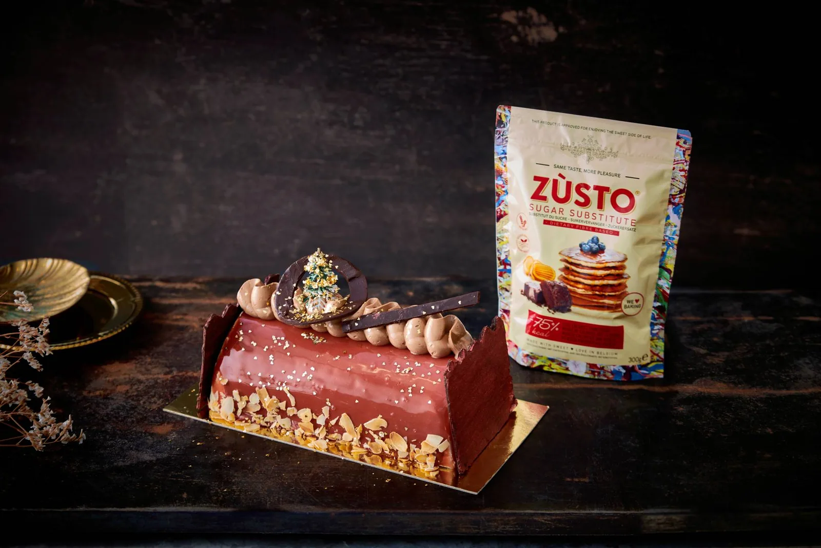 Festive Christmas Log