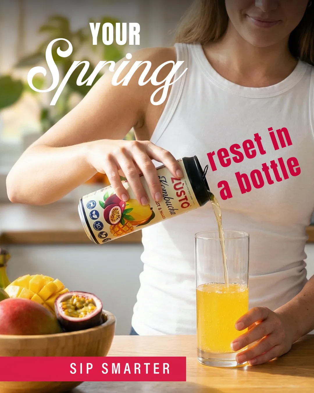Spring, but Fresher — Meet Zùsto Kombucha