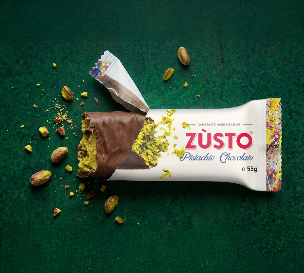 Zusto Dubai style pistachio chocolate bar