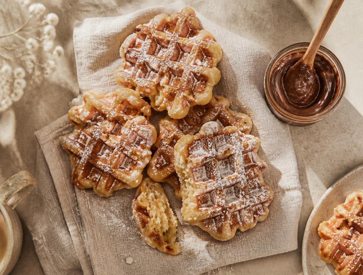Liège Waffles, exactly as your grandmother made them